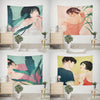 Creative Couple Intimate Home Decor Tapestry BackgroundProduct information:
 


 Product name: hanging cloth (tapestry)
 
 Product fabric: peach skin (polyester)
 
 Product process: digital heat transfer printing
 
 ColohaloweHalohavnHalohavnCreative Couple Intimate Home Decor Tapestry Background