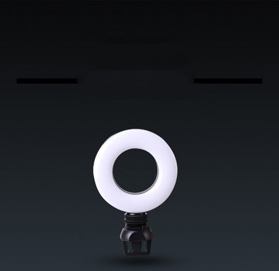 Video Conference 4 Inch Fill Light Computer Live Photography Light  LED Selfie Light USB Powered Round Camera Lamp Dimmable LED Ring Light With Phone Holder