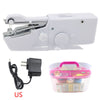 Handheld Portable Electric Sewing Machine Set Mini Household Handy Stitch Handheld Electric Sewing Machine