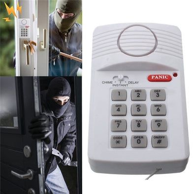 High Quality Security Keypad Door Alarm System With Panic Button For Home Shed Garage Caravan Hot Sale