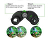 Outdoor binoculars 10x25 small Paul High-definition mini portable low-light night vision pockets glasses