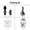 Professional Wireless Lavalier Lapel Microphone For IPhone, IPad - Cordless Omnidirectional Condenser Recording Mic For Interview Video Podcast Vlog YouTube