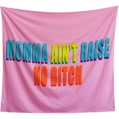 Momma Funny Slogan Home Decor Background FabricProduct information:
 


 Material: Polyester Fiber (Polyester)
 
 Style: modern
 
 Shape: rectangle
 
 Color: 01
 
 Size: 95*73cm brushed cloth, 95*73cm short plushhaloweHalohavnHalohavnMomma Funny Slogan Home Decor Background Fabric